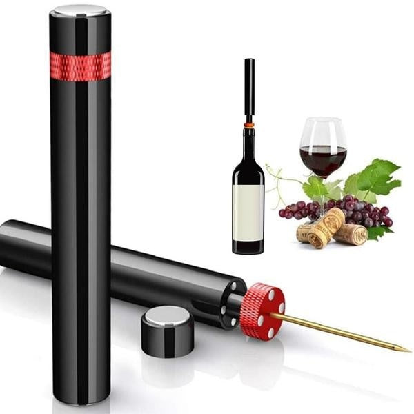 Mini Air Pump Red Wine Bottle Opener,Gentleman and Lady Style