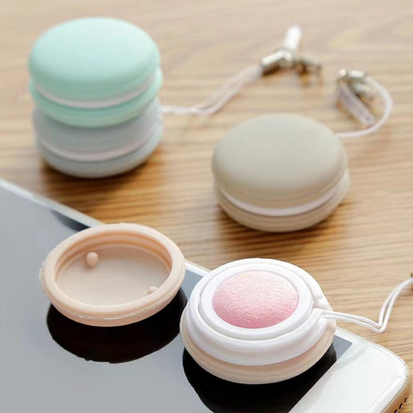 Mini Candy Color Macaron Shape Glasses Cleaning Cloth Keychain Portable Glasses Lens Wipes Phone Screen Cleaner Cleaning Wipes