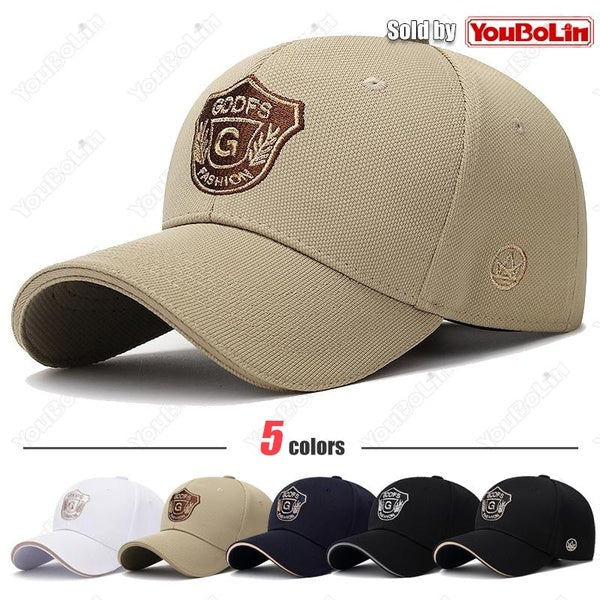 Casquette de baseball brodée avec lettre G pour hommes et femmes, mode pour hommes et femmes, sport décontracté en plein air, course à pied et autres