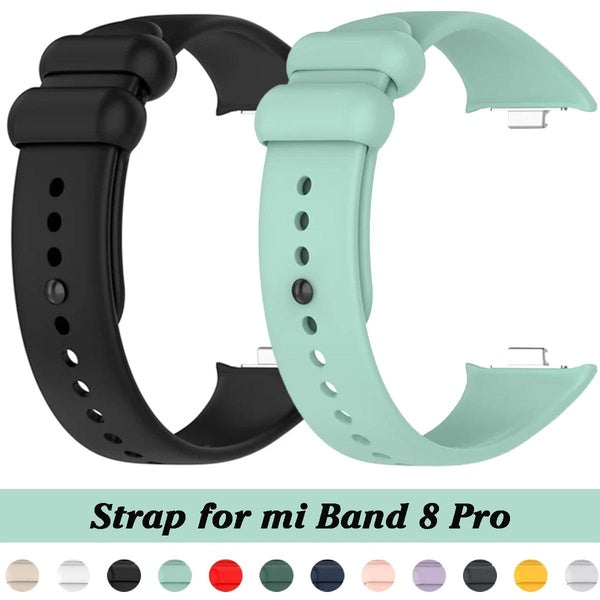 Silicone Strap for mi Band 8 Pro for Redmi Watch 4 Smart Watch Accessories Official Bracelet Replacement Belt for Xiaomi mi Band 8 Pro Matron Inn
