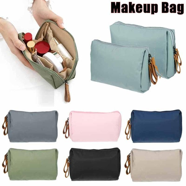 1Pc Small-Large Portable Toiletry Bag Lipstick Bag Cosmetic Storage Bag Coin Pouch Makeup Handbag