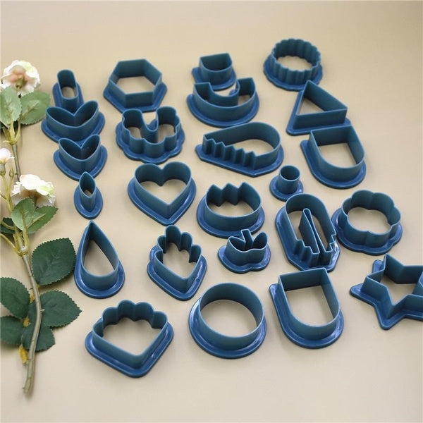 Soft Pottery Polymer Clay Cutter Pottery DIY French Earrings Cutting Dies for Earring Jewelry Pendant Making Mold