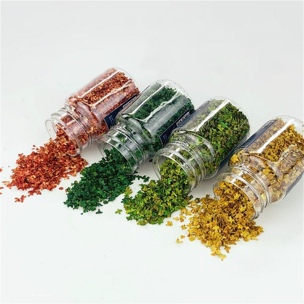 Model Scene Leaves Simulation of Fallen Leaves Scene Tree Miniature DIY Plants Military Landscaping Platform Construction Sand Table Accessories