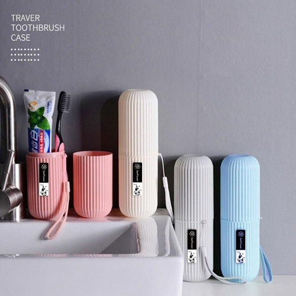 Household Travel Mouthwash Cup Toothbrush Toothpaste Storage Box Portable Toothbrush Cup Dental Storage Case