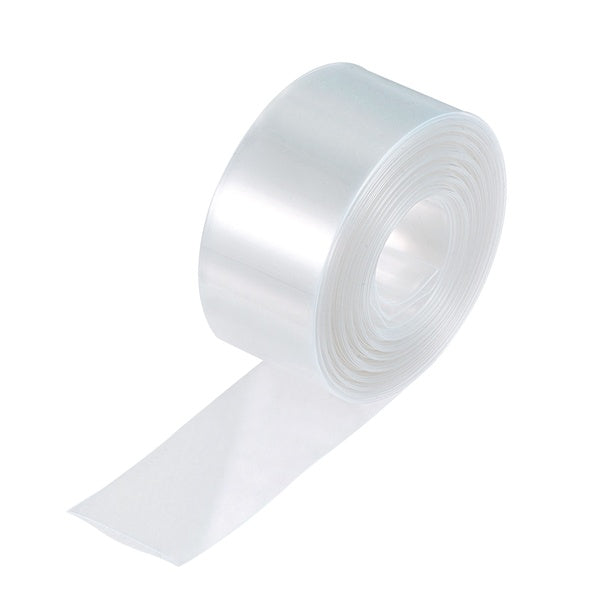 Battery Wrap, 23mm Flat 6m PVC Heat Shrink Tube Wraps Clear