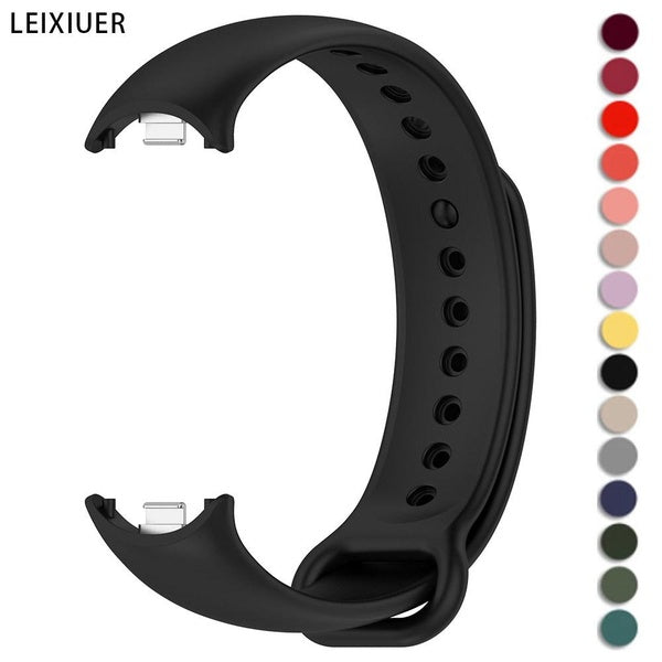 LEIXIUER Sport Silicone Band pour Xiaomi MiBand 8 pour Mi Band 8 Strap NFC Accessoires SmartWatch Bracelet Bracelet