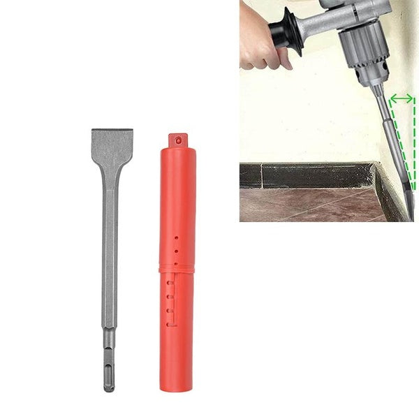 Scraping Chisel 40mm Dia Masonry Drill Bit Four Hollow Square Shank for Electric Jack Hammer Remove Scale Edging Chipping Tool