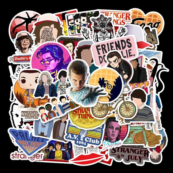 Stranger Things 3 graffiti sticker Decals (15-50 Pcs-set)