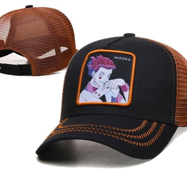 Nouvelle casquette de golf à visière dessin animé casquettes de baseball réglables pour hommes casquette gorras HISOKA chapeaux hip hop femmes snapba