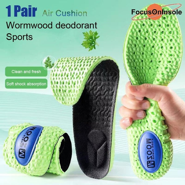 HAPPYFIT PU Baskets Semelles pour Chaussures Doux Élastique Déodorant Coussinets de Chaussures Semelle Orthopédique Soutien de la Voûte plantaire Ins