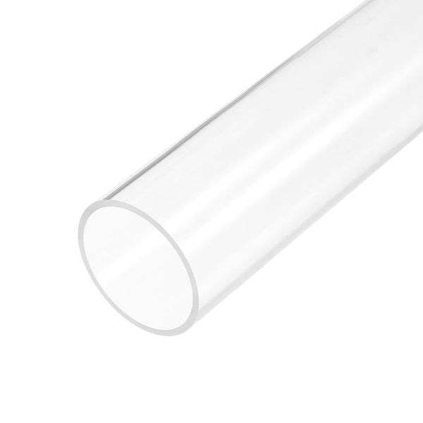 Tuyau en acrylique rigide transparent 86 mm ID x 90 mm OD x 305 mm, tube rond de 2 mm
