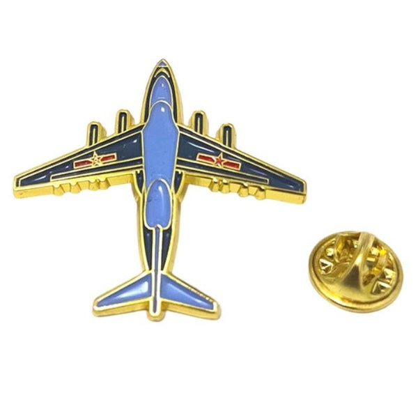 Broche d'insigne d'avion de spectacle aérien créatif broche d'insigne exquise d'artisanat de peinture de souvenir