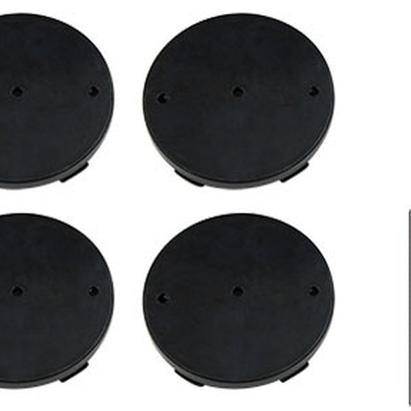 Black 60mm Car Wheel Tyre Tire Rim Center Hub Caps Cover Protector 4pcs