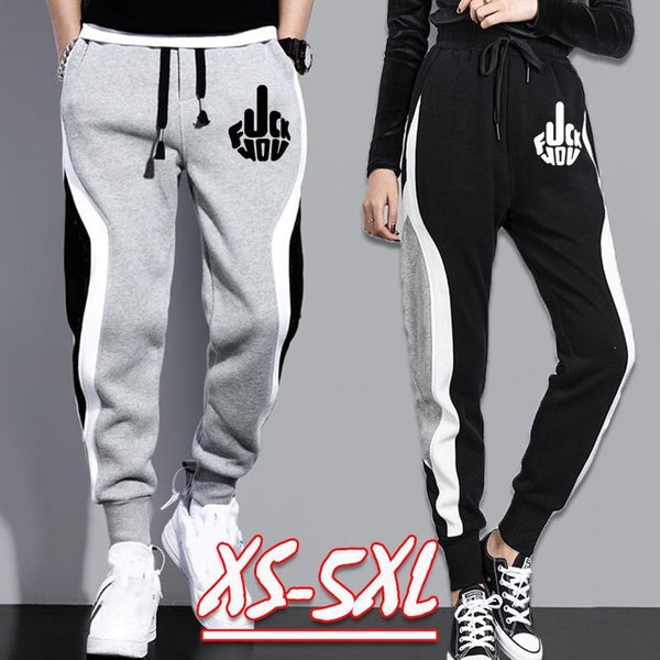 New Patchwork Letter Pattern Jogger Pants Workout Gyms Pants Men Women Casual Outdoor Sweatpants Running Pants Casual Cool Sports Fitness Trousers