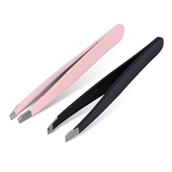Stainless Steel Eyebrow Tweezers - Professional Makeup Tool for Home and Beauty Salon Use - Precise Hair Removal and Shaping