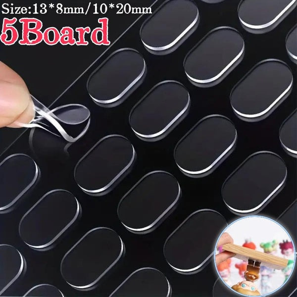 5Board Double-sided Tape Sticker Strong Traceless Sticker Fixed Bubble Matte Base Handmade Model Decoration Anti-slip Tape DIY Handmade Double-sided