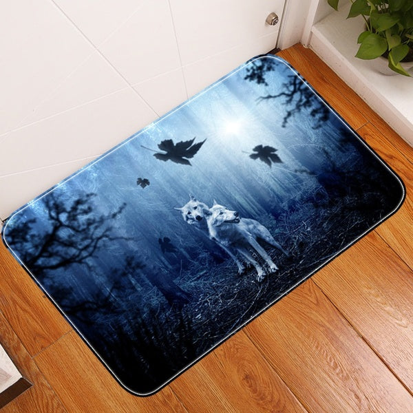 Art Design Pattern Welcome Home Door Mats Outdoor Anti-slip Front Door Mat For Kitchen Home