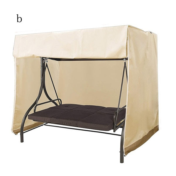 160*120*170cm Outdoor Garden 2 Seat Swing Cover Waterproof Patio Household Sunshade Swing Canopy Cover(Swing Not Include)