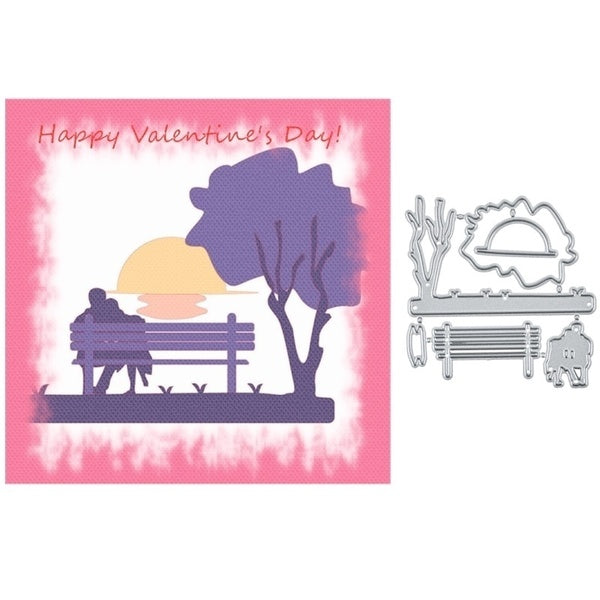 DIY Valentine Day Metal Cutting Dies pour Scrapbooking Album Gaufrage Carte Making Decor Crafts