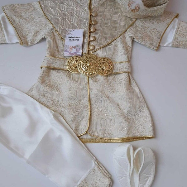 2023 Luxury Concept Sehlut Set Sunnet Dress Muslim Kids Circumcision Clothes Accessories Matron Inn