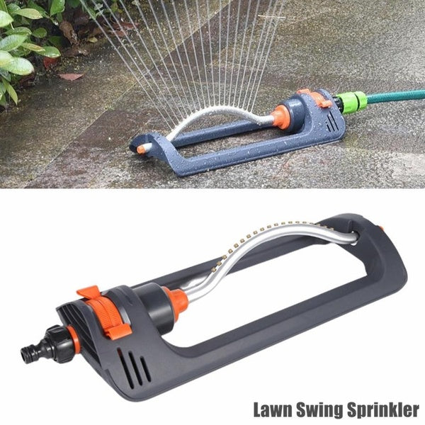 Garden Swing Sprinkler Yard Large Area Irrigation Oscillating Adjustable Lawn Park Watering System Accessories