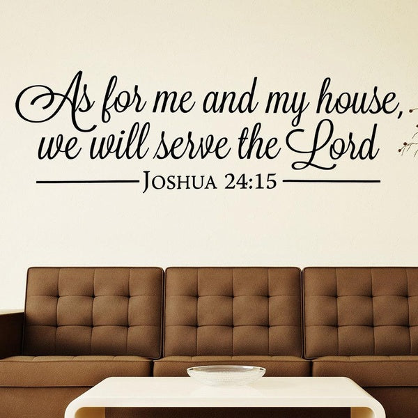 Bible Verse Wall Decals Christian Quote Vinyl Wall Art Stickers Religious Decor