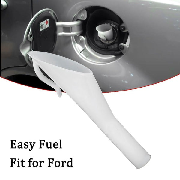 Yiyasu Store Fuel Filter Funnel Tube For Ford Focus F150 8U5Z17B068B Fuel Filling Tank Supply Gas Cap Funnel Tube White Spout Car Accessories