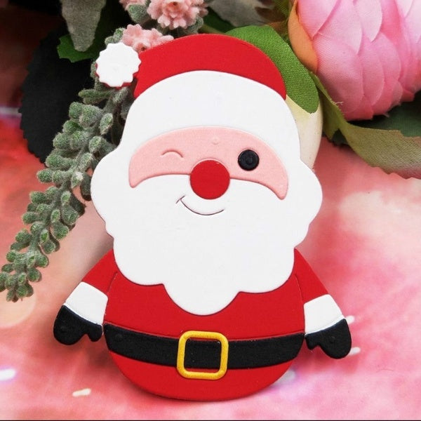 New Lovely Santa Claus Metal Cutting Die Card Making Scrapbooking Embossing Cuts Stencil Craft Dies