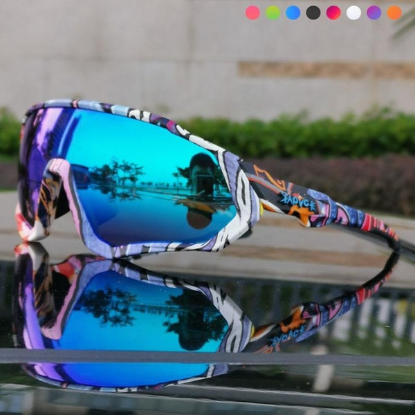 Cycling Sunglasses Mtb Sports Cycling Glasses Windproof Mountain Bike Glasses Men Women Driving Eyewear UV400 Riding Goggles 1Lens