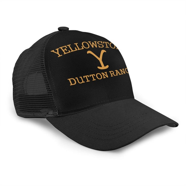 Svcoam Yellowstone Dutton Ranch Logo casquette Nylon maille tissu casquette de Baseball été extérieur nouveau chapeau réglable personnalisé visière c