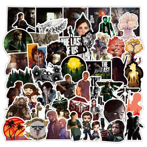 15-50Pcs The Last of Us Game Catoon Stickers DIY Motorcycle Luggage Guitar Skateboard Cool Stickers Classic Toy Gift for Kid