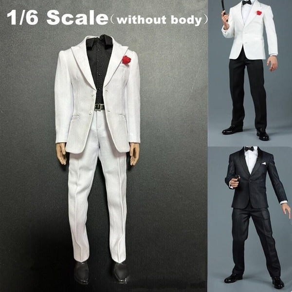 1-6 Scale Suits Coat Shirt Pants Male Soldier Clothes Model Fit 12'' Action Figure Body Dolls for Collection TOYS