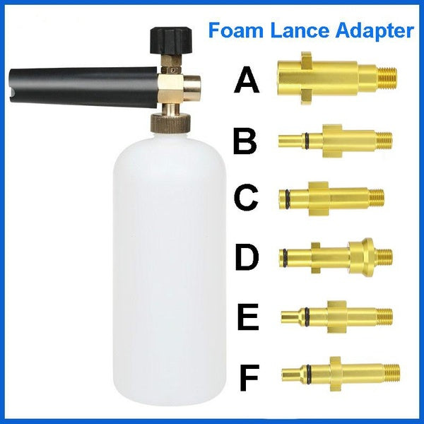 Professional Adjustable Car High Pressure Foam Spray Washer Adapter Nozzle for All Most Pressure Washer