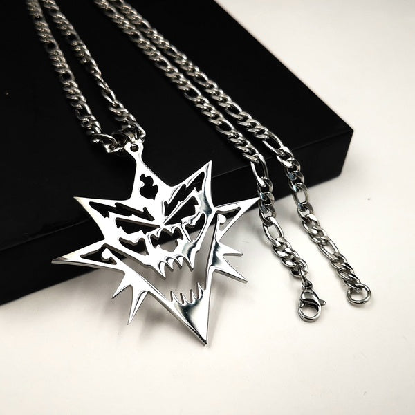 Acier inoxydable ICP Bang Pow Boom Charme Pendentif Collier Insane Posse poli bijoux 4 MM 24 POUCES NK Chaîne