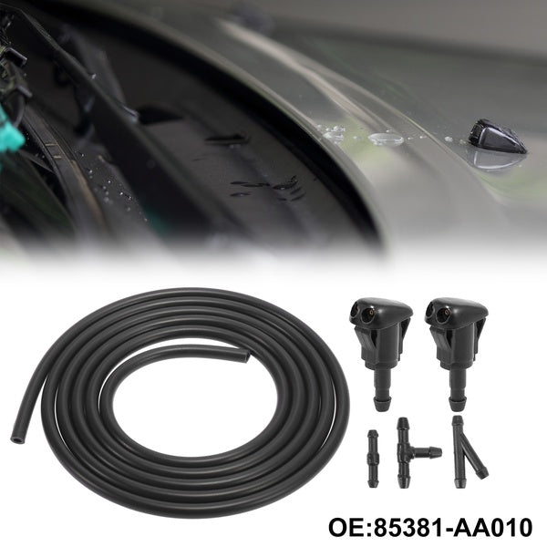 Car Front Windshield Washer Nozzles Kit 85381AA010 85381-AA010 for Toyota Corolla 1999-2008
