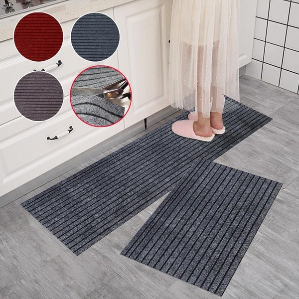 Waterproof And Durable Cleaning Doormat, Kitchen Water Absorbent Oil Absorbent Stain Resistant Non-Slip Washable Reusable Decorative Floor Mats, Cutt