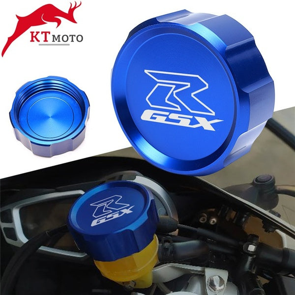 For Suzuki GSX-R 600 GSX-R 750 GSXR600 750 GSX-R 1000 Motorcycle CNC Front Brake Fluid Cap Master Cylinder Reservoir Cover