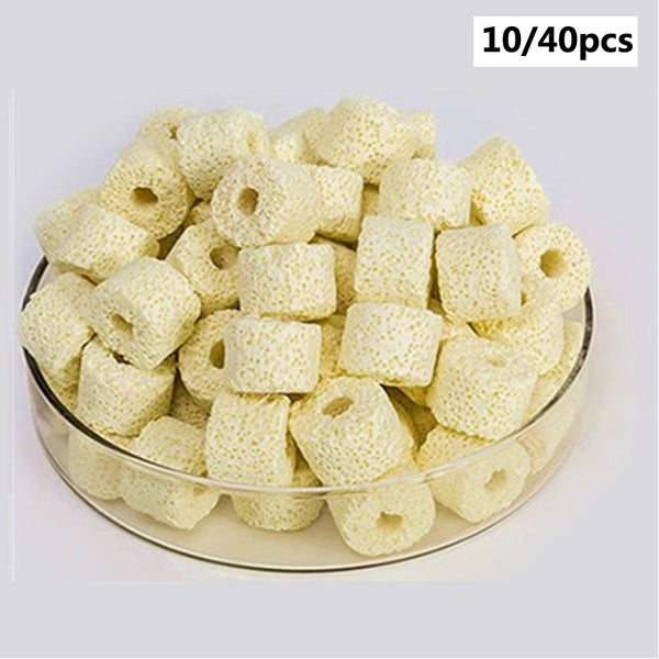 Ceramic Bio Porous Filter Media Biocycle Material Aquarium Fish Tank Nitrifying Bacteria Biological Rings