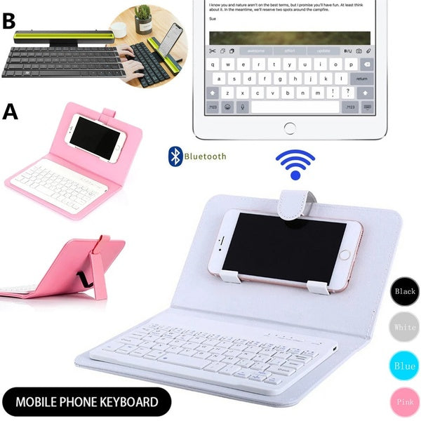 Mini clavier pliable portable Clavier sans fil ultra-mince Clavier Bluetooth universel pour Windows - IOS - Tablette Android - Smartphone