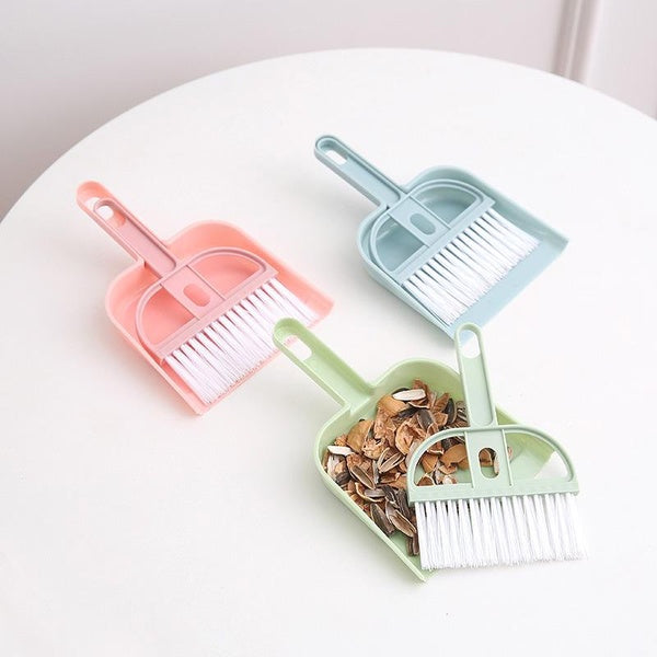 Mini Table Brush Small Broom And Dustpan Set Tools Garbage For Home Cleaning Dust Sweeper Shovel Remover Plastic Picks Crumbs Household Supplies