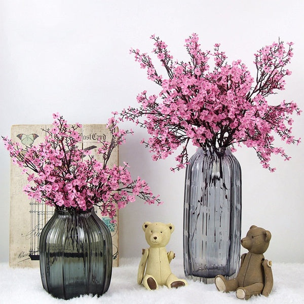 Gypsophila Artificial Flowers Branch High Quality Cherry Fake Plants Bouquet Living Room Vase for Home Wedding Decoration Autumn