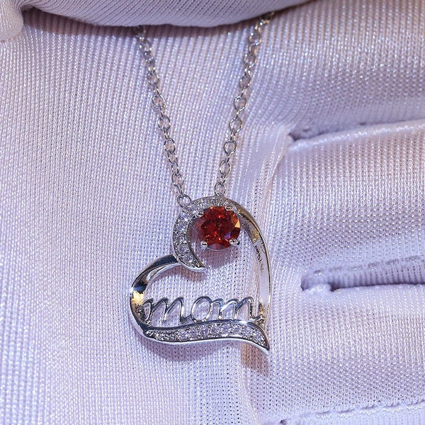 Mother's Day Fashion Love Necklaces The Best Gift for Mother Charms Pendant Mom Necklace Women