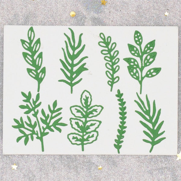 New Leaves Leaf Set Dies Pochoir en métal pour bricolage Scrapbooking Album Cards Making Paper Gaufrage Dies