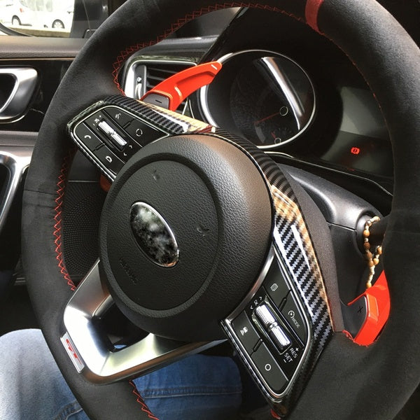 Car Steering Wheel Cover Trim Fit For Kia Forte Cerato 2019-2024 -k3 2019-2022 -Seltos 2019-2023 -Ceed 2018-2022-Xceed 2019-2022-Proceed 2019-2021-k5