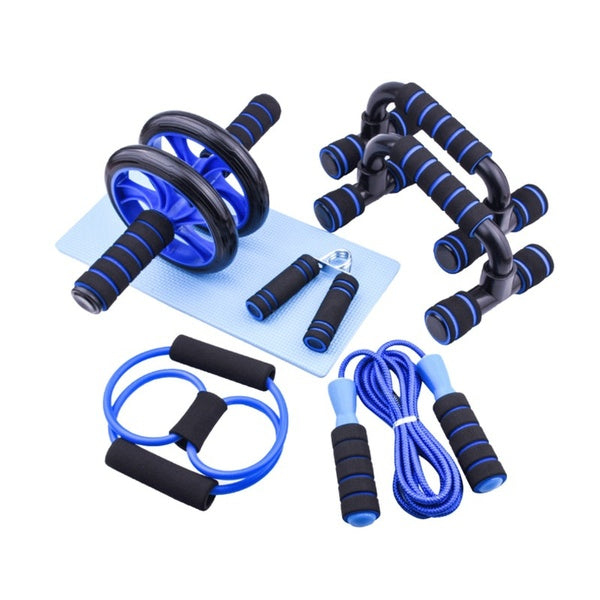 7 pièces-ensemble Fitness Push-up support roue abdominale dispositif d'entraînement tirer vers le haut les Muscles abdominaux équipement de Fitness à