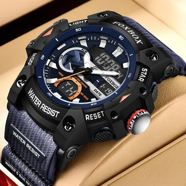 LIGE Mode Militaire Montre Numérique Hommes Top Marque De Luxe Montres Étanches Pour Hommes Casual Sport Quartz Chronographe Montre Homme