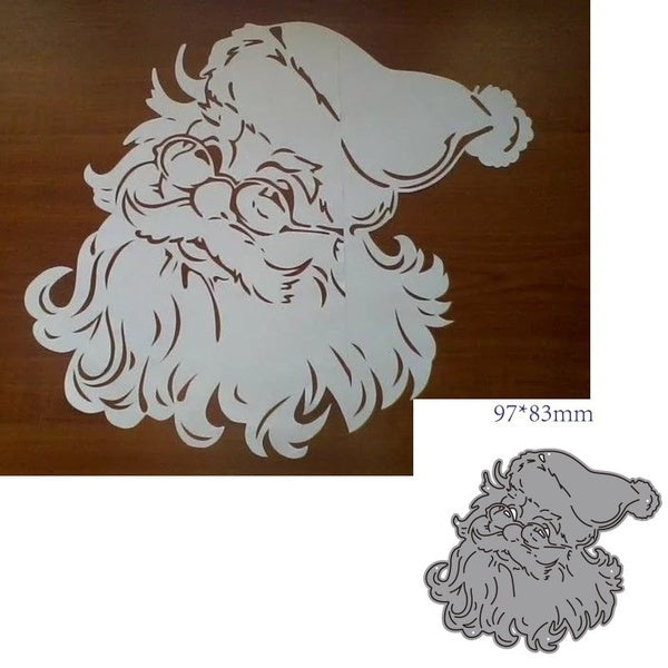 Christmas Santa Claus Metal Cutting Dies for DIY Scrapbooking Album Embossing Paper Cards Decorative Crafts