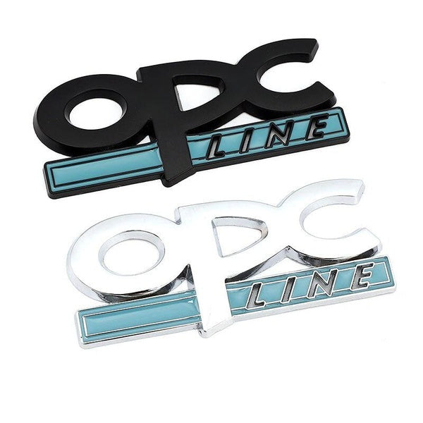 OPC Line logo Car Stickers Emblem Tail Badge Decal for Opel Astra h g j k f Regal Zafira a b Corsa C D Insignia Vectra