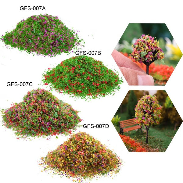 Miniature Train Railway Grass Powder Foliage Static Tree Powder for Model Building Artificial Garden Landscape Scenery Accessories