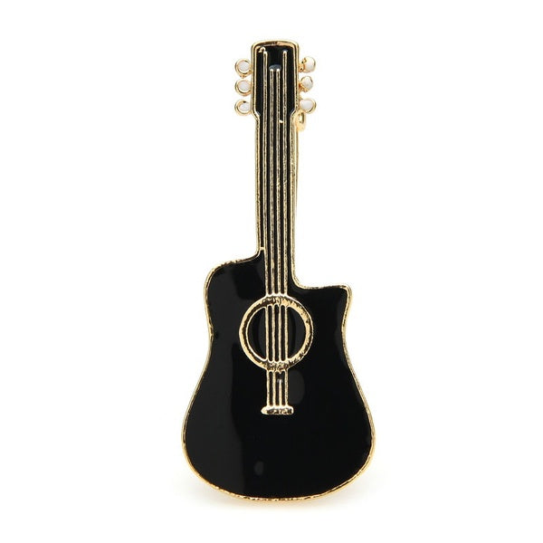 Broches de guitare en émail pour femmes Instruments Casual Party Broche Pins Cadeaux